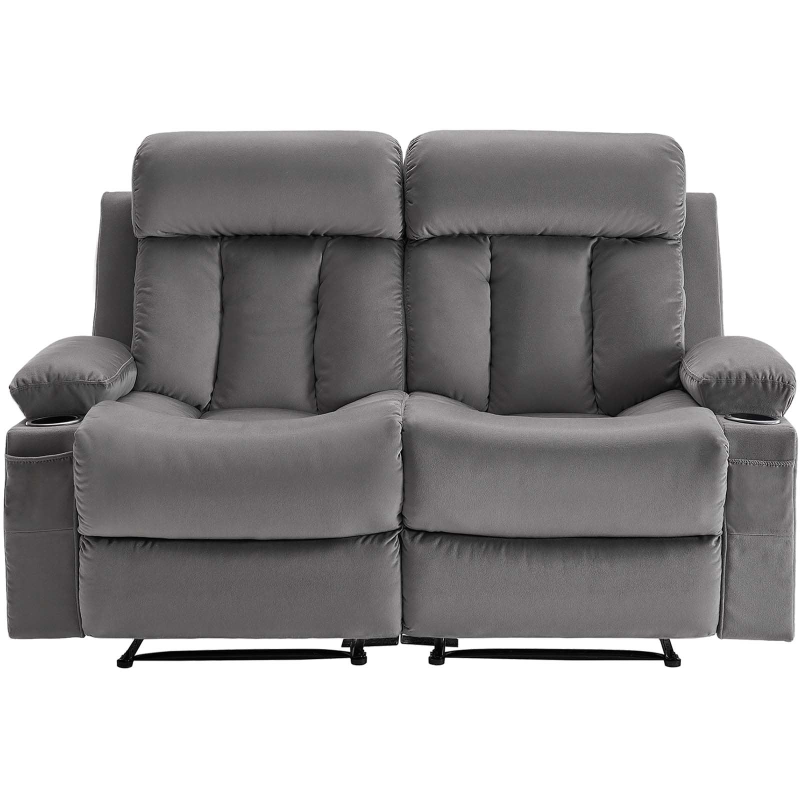 Dvivietė elektrinė masažinė sofa VEVOR A1505-2DLR, su šildymo ir masažo funkcijomis