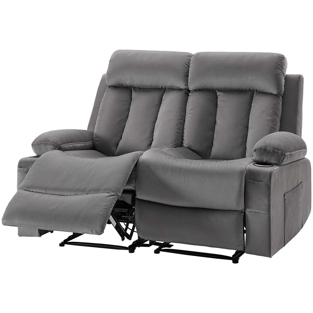 Dvivietė elektrinė masažinė sofa VEVOR A1505-2DLR, su šildymo ir masažo funkcijomis