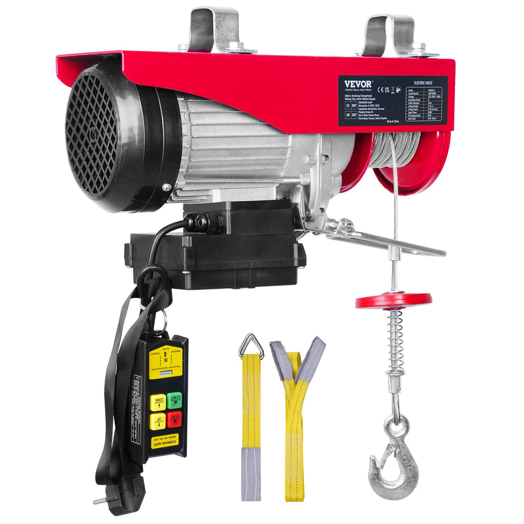 Elektrinė gervė VEVOR 850W, 400 kg keliamoji galia
