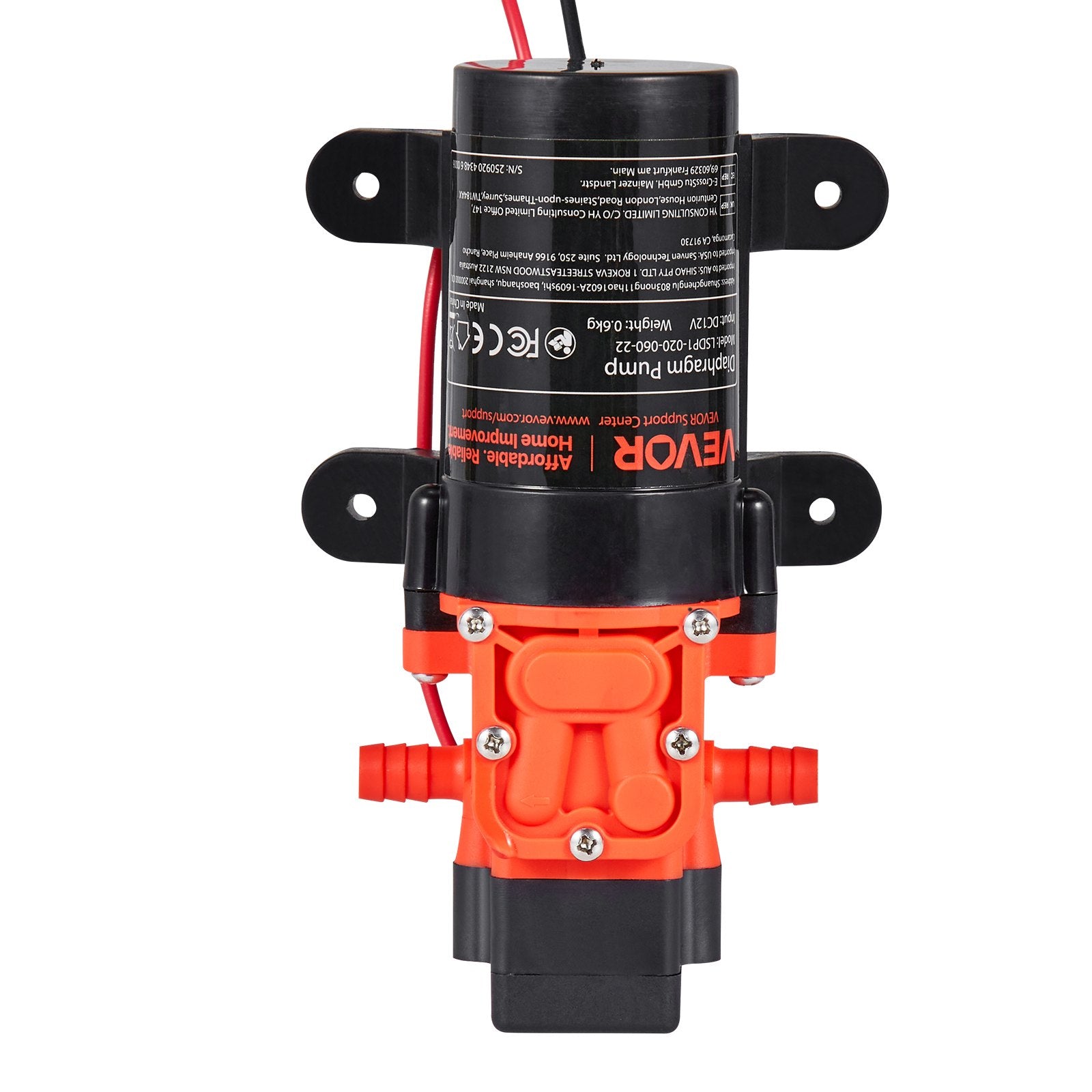 Vandens slėgio siurblys VEVOR LSDP1-020-060-22, 12V