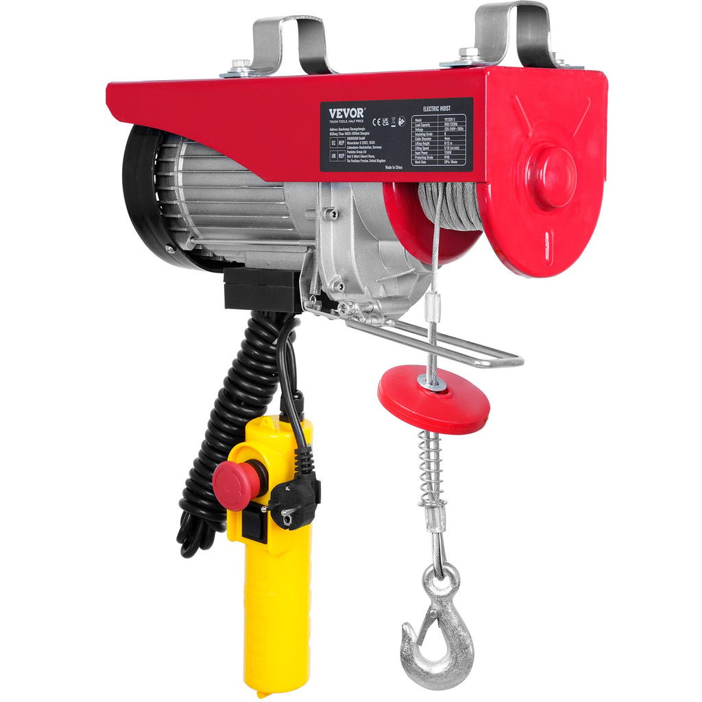 Elektrinė gervė VEVOR 1150W, 600 kg keliamoji galia