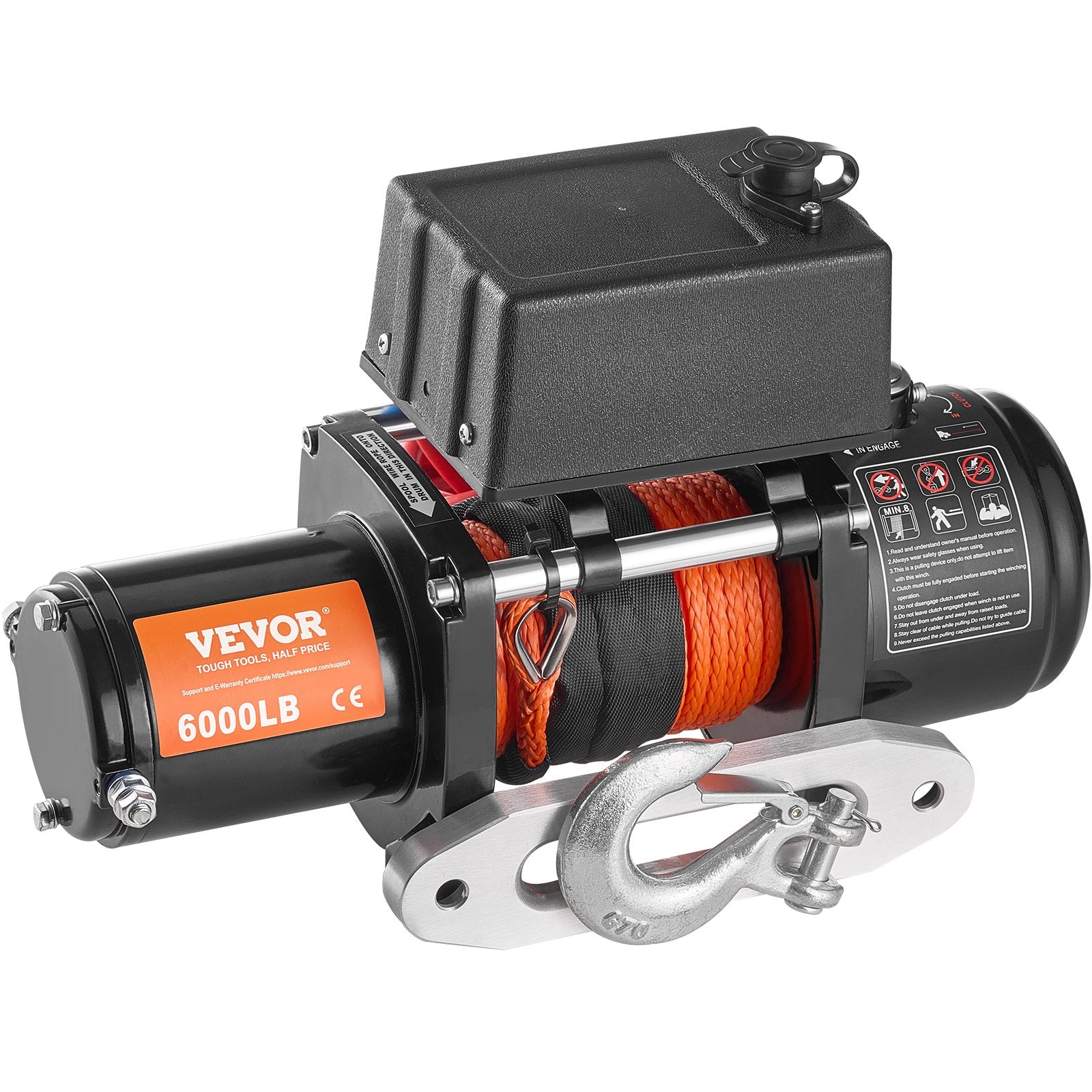 Elektrinė gervė VEVOR S6000, 2722 kg traukos galia