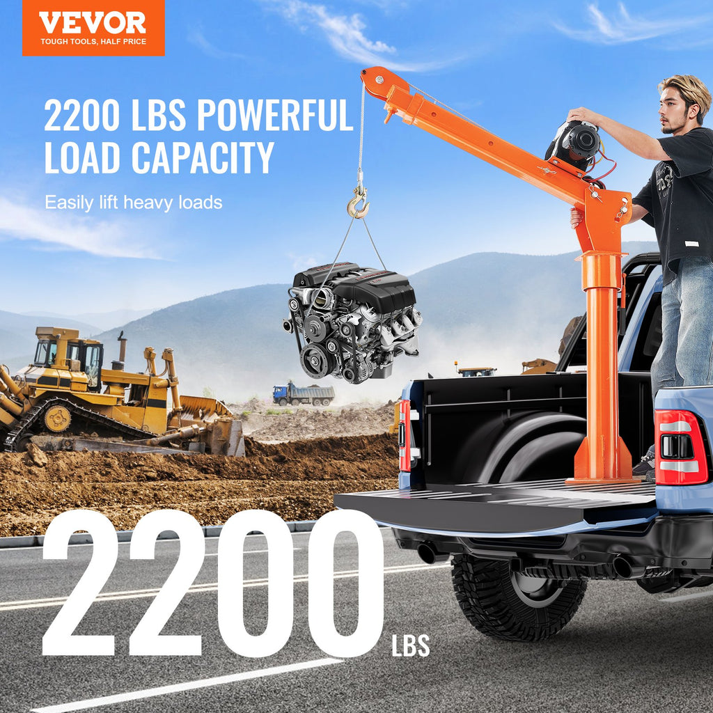 Elektrinis kranas pikapui VEVOR HXCZDJ-02, 998 kg