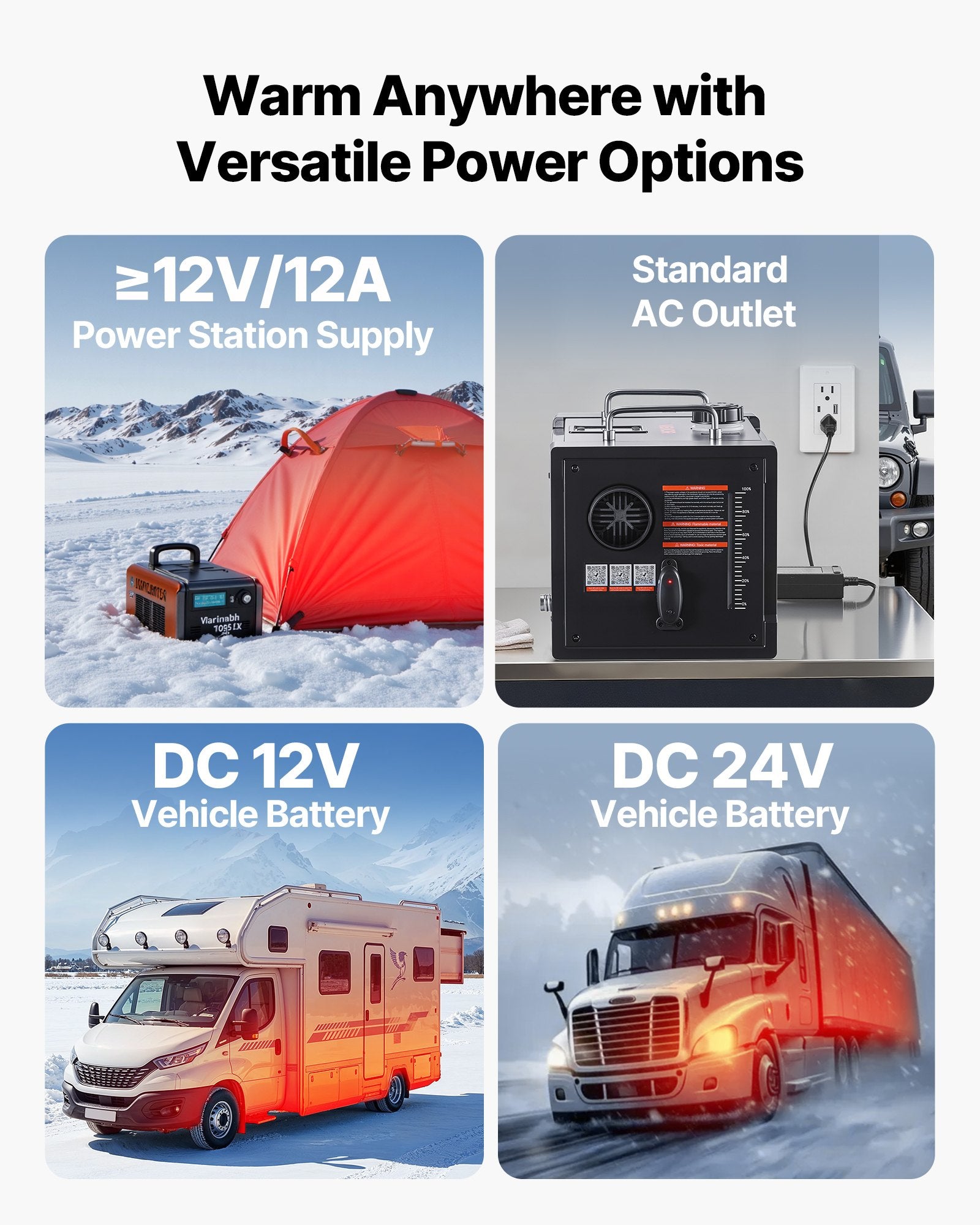 Dyzelinis šildytuvas VEVOR XMZ-TB40, 8 kW