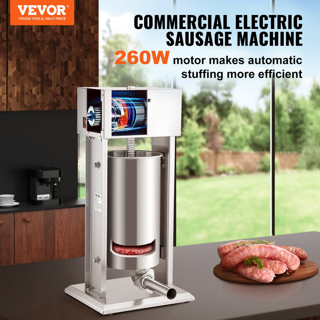 Elektrinis dešrų kimštuvas VEVOR XZO-15D, 15 l