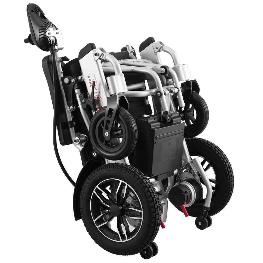 Sulankstomas elektrinis neįgaliojo vežimėlis VEVOR JRWD6012, 136 kg apkrova