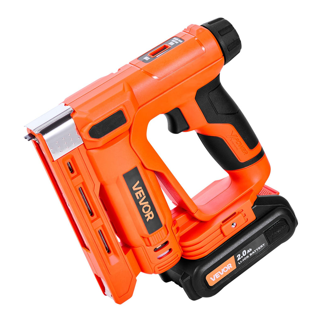 Akumuliatorinis vinių ir kabių kalimo pistoletas VEVOR J-145, 18GA 15 mm