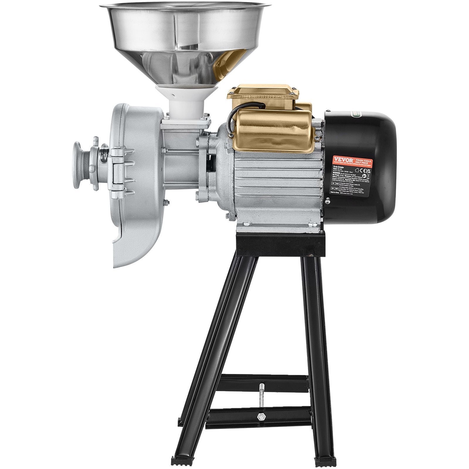 Elektrinis grūdų malūnas VEVOR GM-002, 3000W