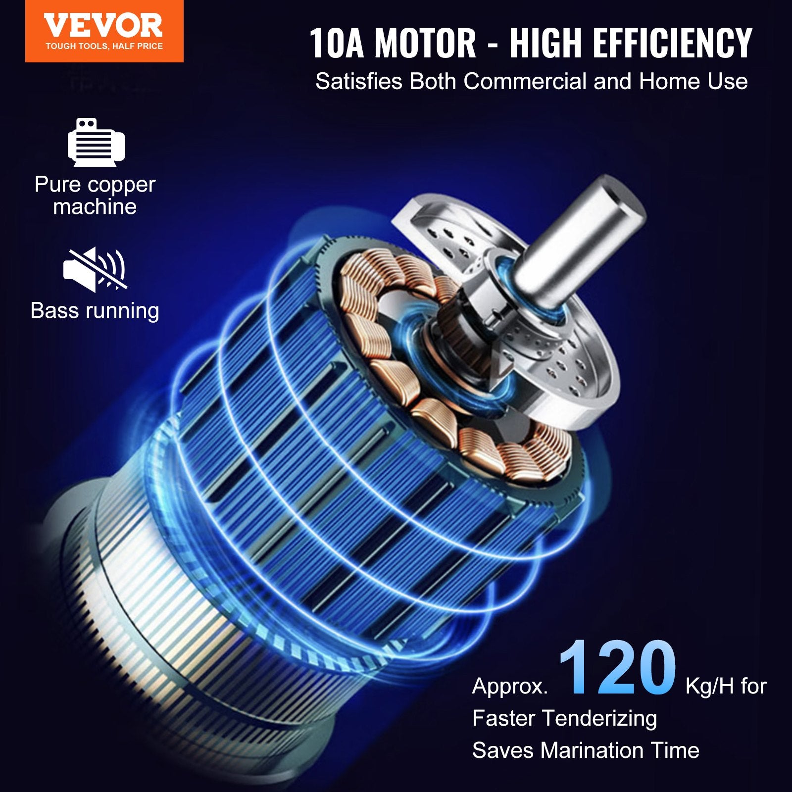 Elektrinė mėsos minkštinimo mašina VEVOR LT-01, 450 W