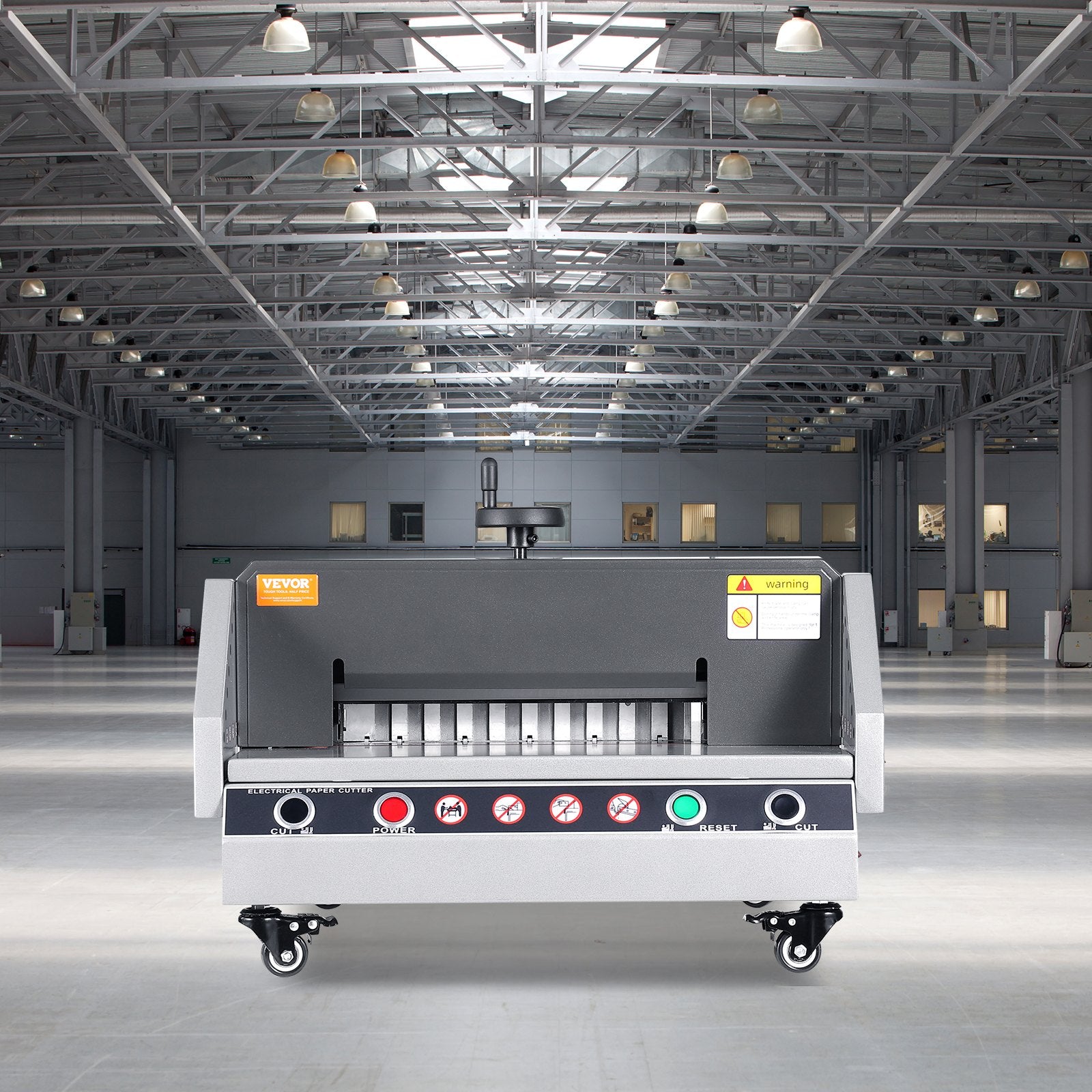 Elektrinė popieriaus pjaustyklė VEVOR E330D, 330 mm pjovimo plotis