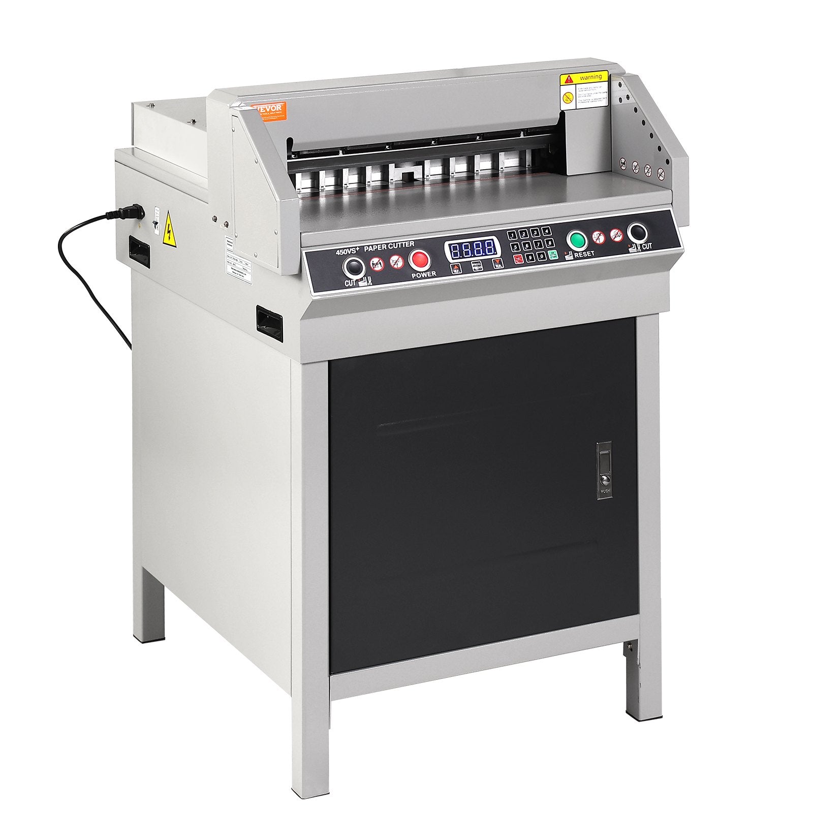 Elektrinė popieriaus pjaustyklė VEVOR 450VS+, 450 mm pjovimo plotis