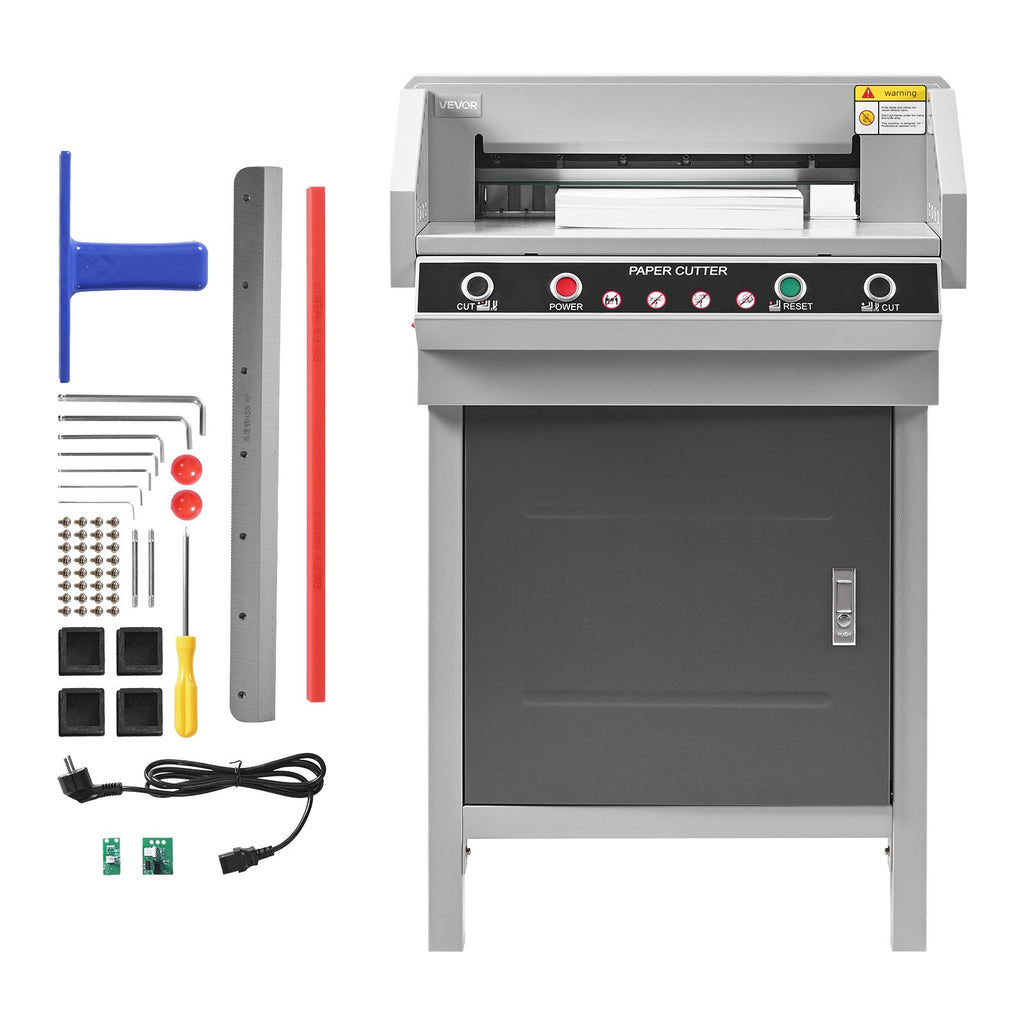 Elektrinė popieriaus pjaustyklė VEVOR G450V+, 450 mm pjovimo plotis