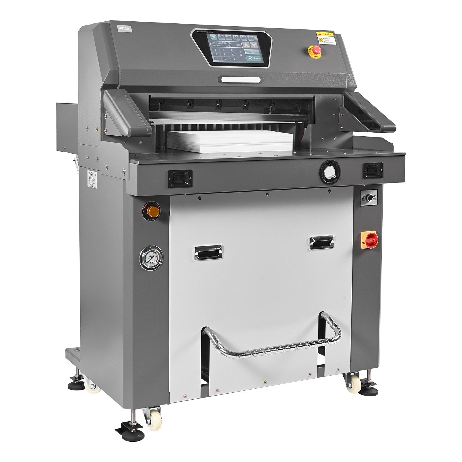 Elektrinė popieriaus pjaustyklė VEVOR H6810L, 660 mm pjovimo plotis