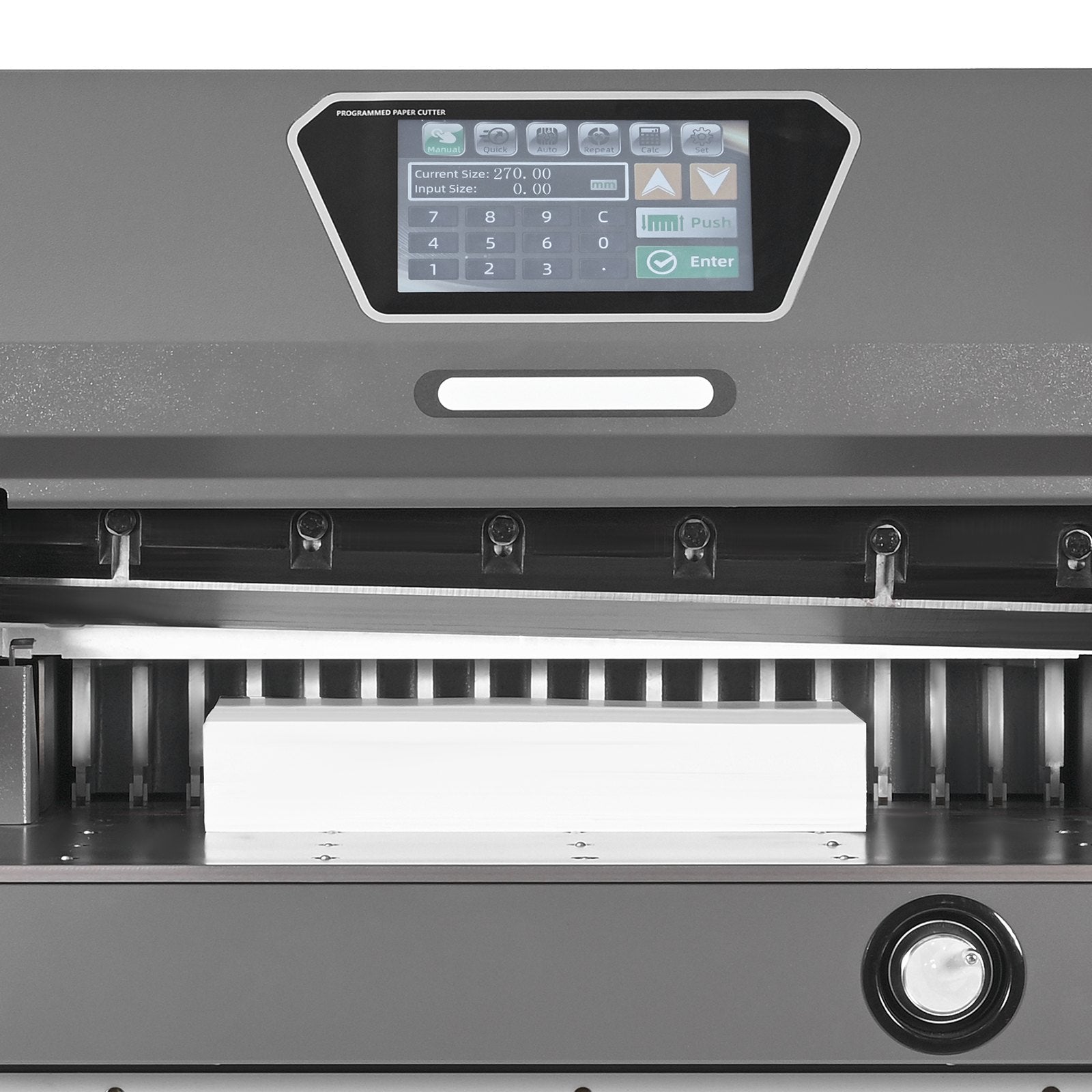 Elektrinė popieriaus pjaustyklė VEVOR H6810L, 660 mm pjovimo plotis