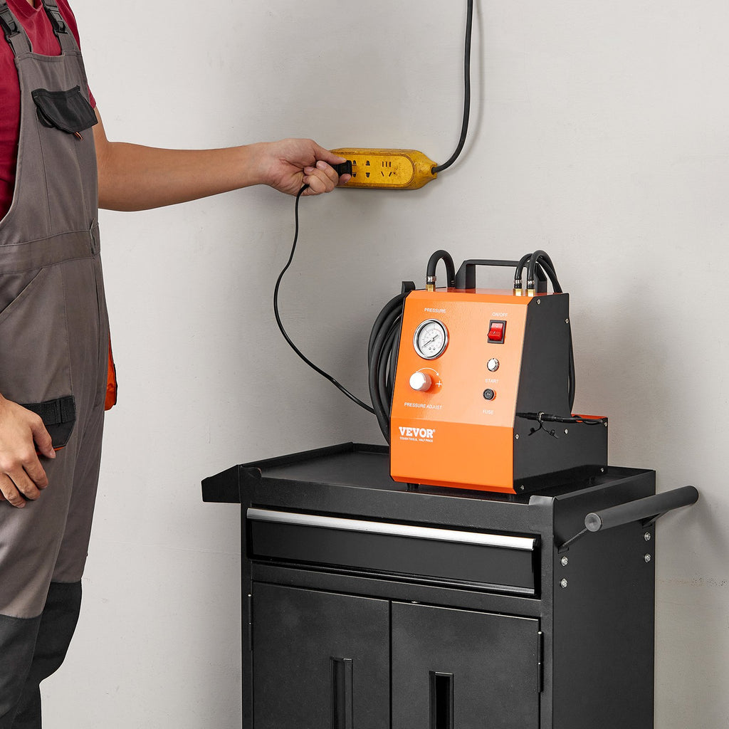 Elektrinis stabdžių skysčio keitimo prietaisas VEVOR YS-0115B, 0,6–3,0 bar