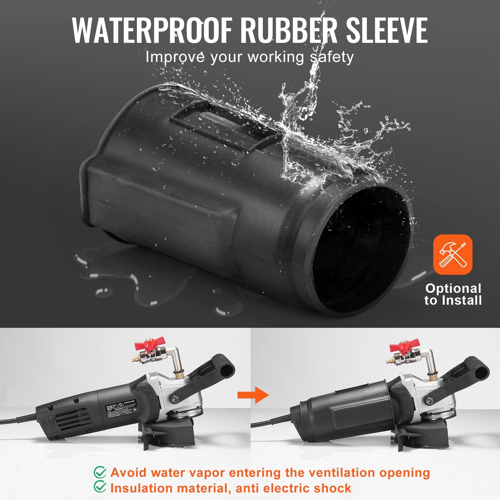 Šlapias akmens poliruoklis VEVOR MY3017, 800 W