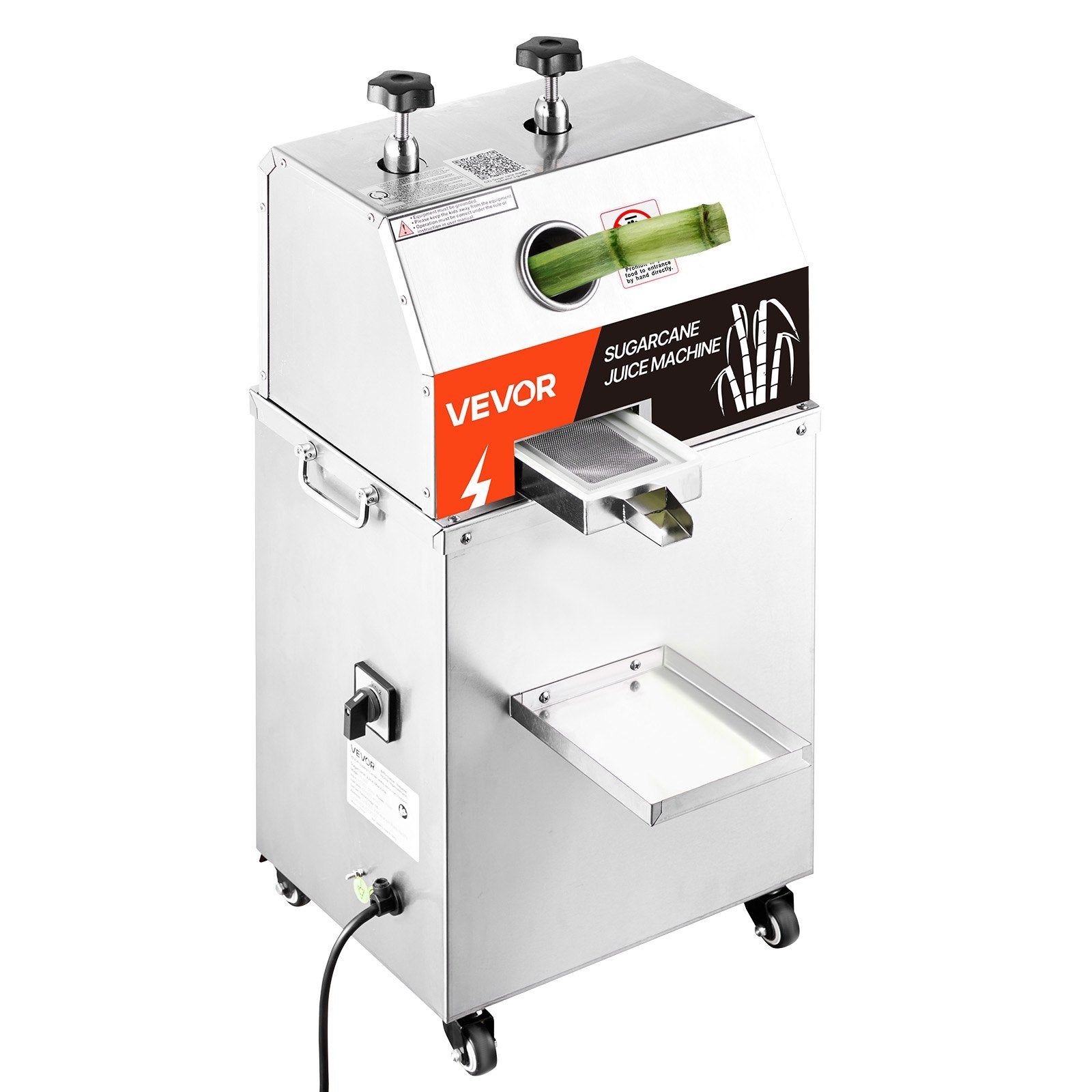 Elektrinė cukranendrių sulčiaspaudė VEVOR YF-L80, 750 W