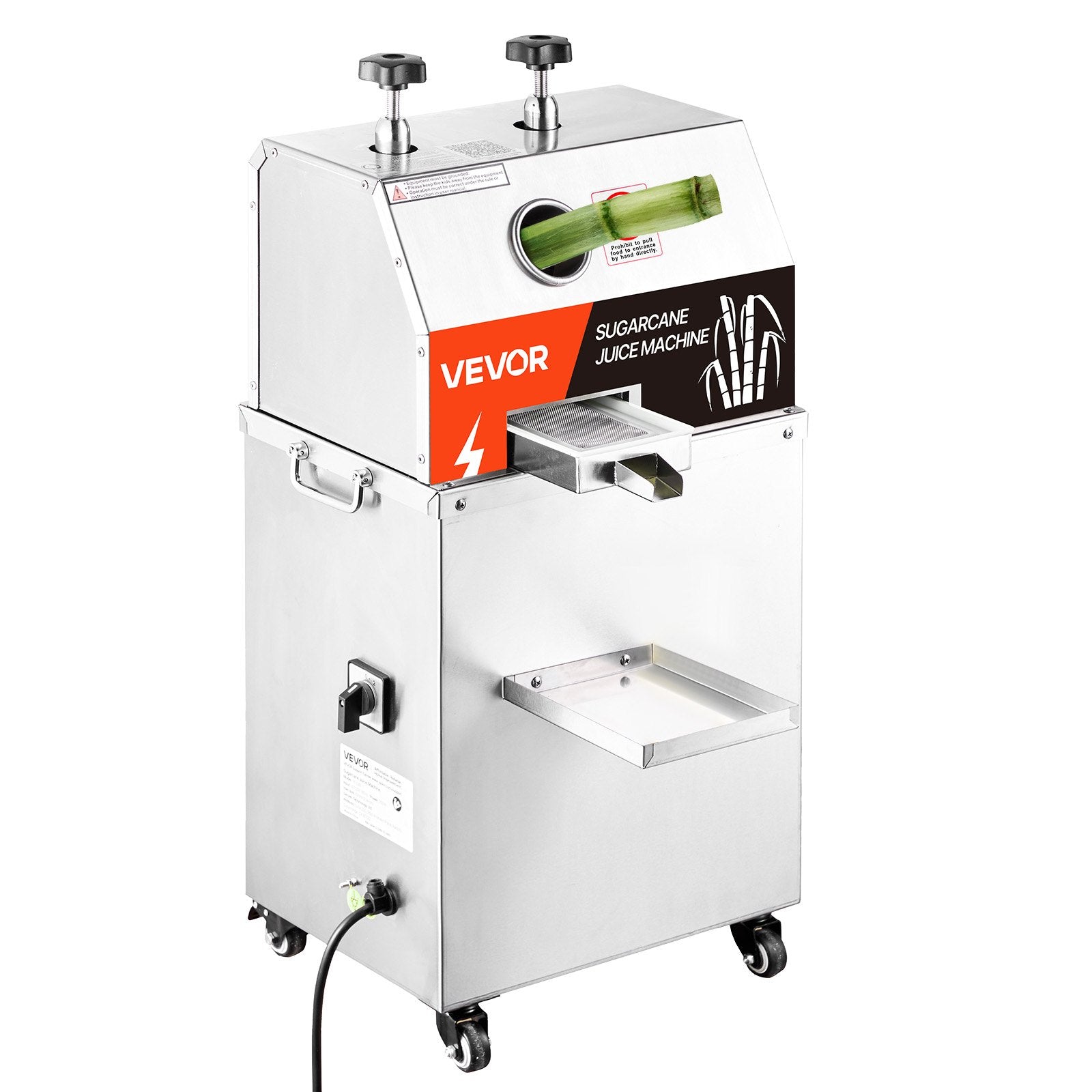Elektrinė cukranendrių sulčiaspaudė VEVOR YF-L80, 750 W