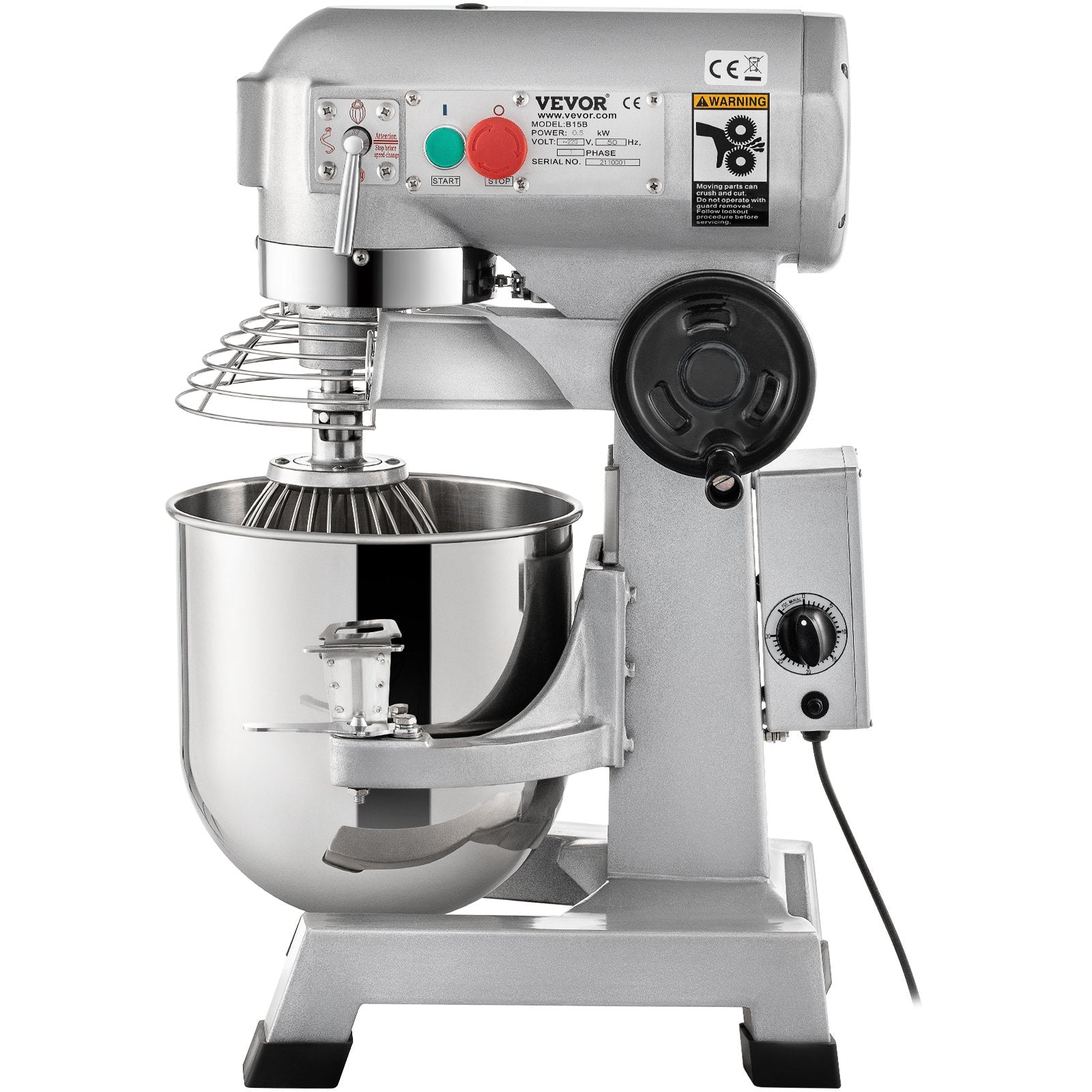 Planetarinis mikseris VEVOR B15-BT, 14,2 l