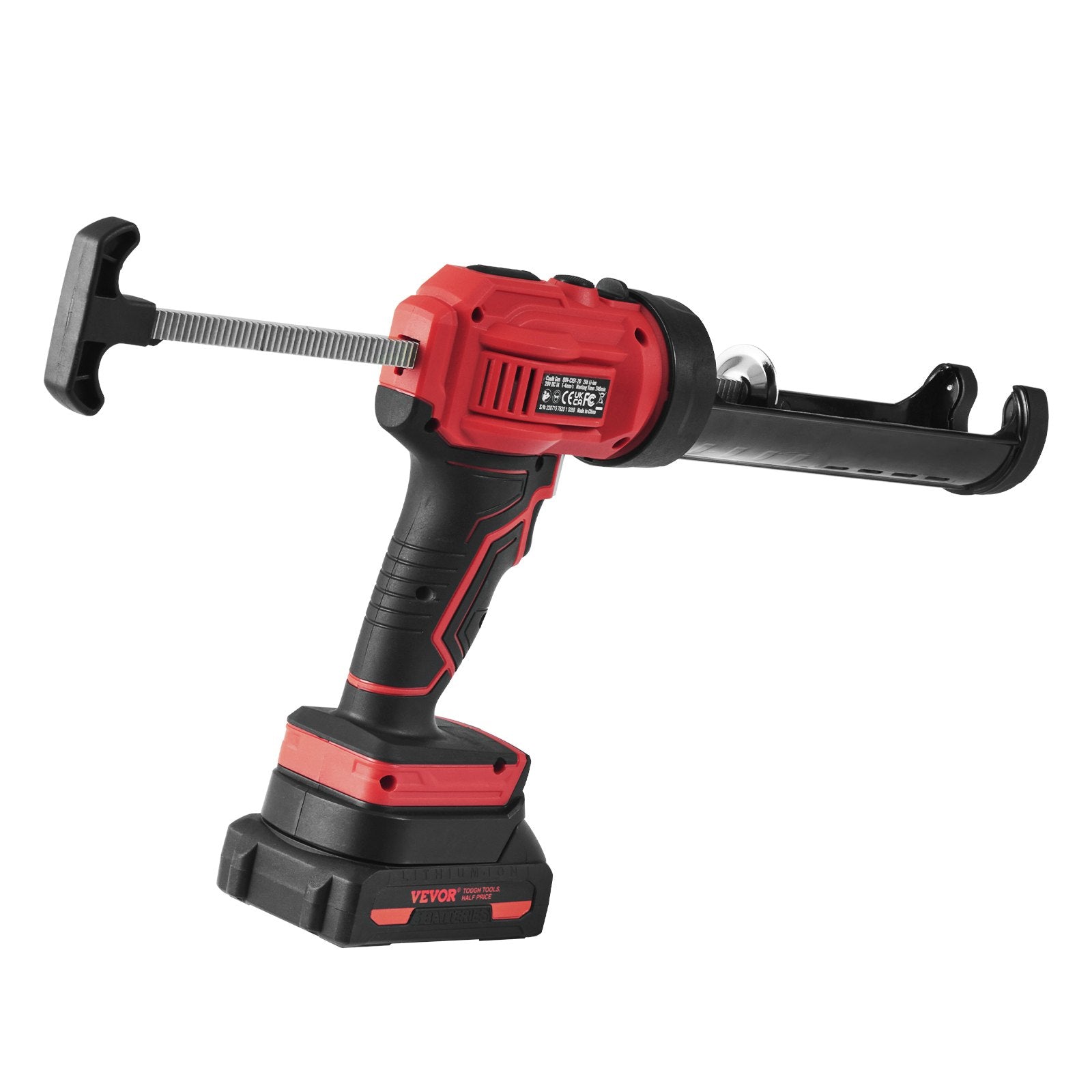 Akumuliatorinis silikono pistoletas VEVOR Q0V-CX51-20, 20V