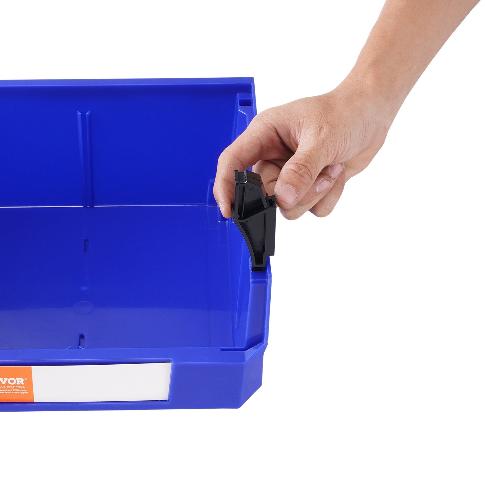 Plastikinės sandėliavimo dėžės VEVOR V4, 6 vnt. rinkinys