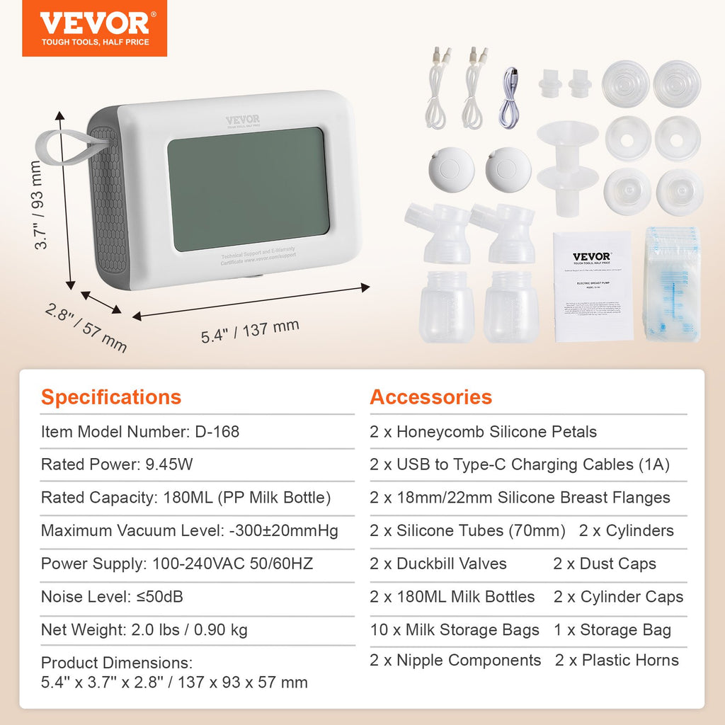 Elektrinis pientraukis VEVOR D-168, 4000 mAh