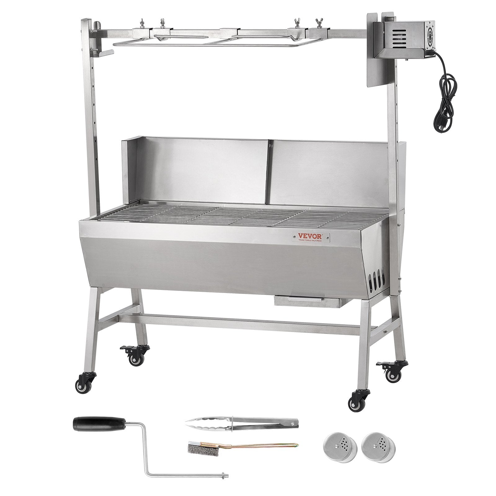Elektrinė kepsninė su iešmu VEVOR JY-MY-KYLDB-35-220, 61,2 kg apkrova