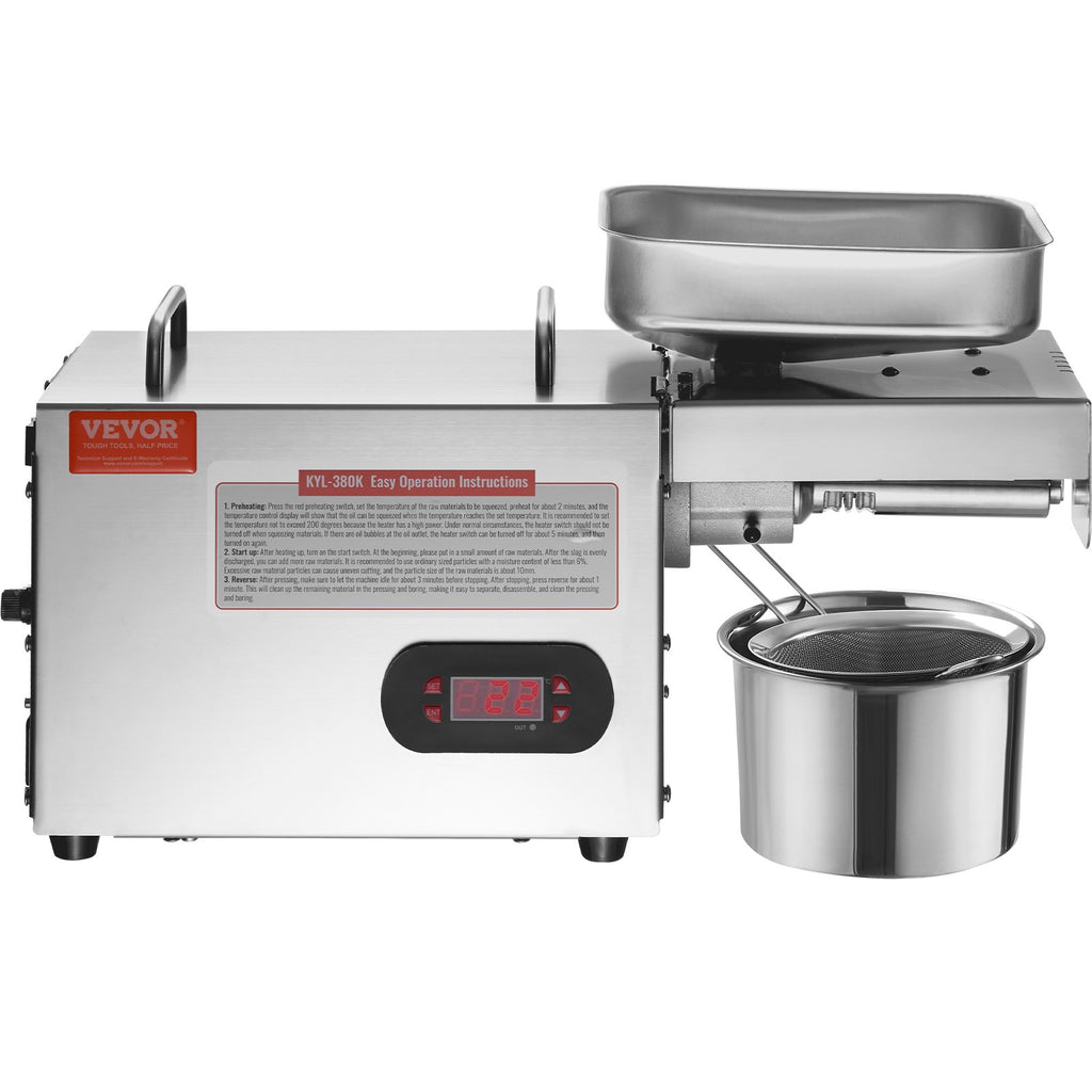 Elektrinis aliejaus presas VEVOR KYL-380K, 850 W