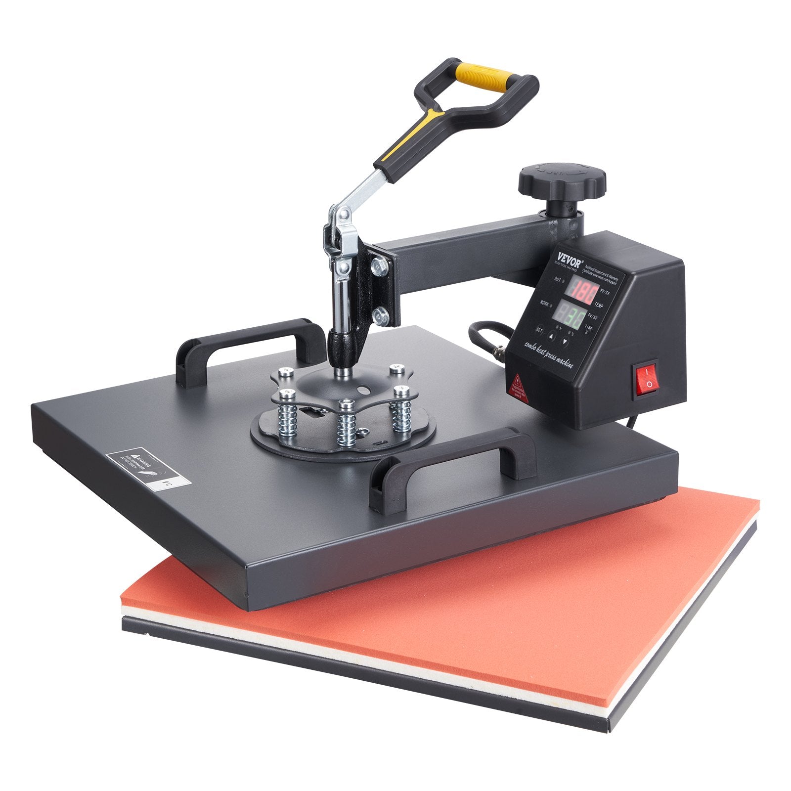 Karšto spaudimo termopresas VEVOR TLM12001, 38x38 cm