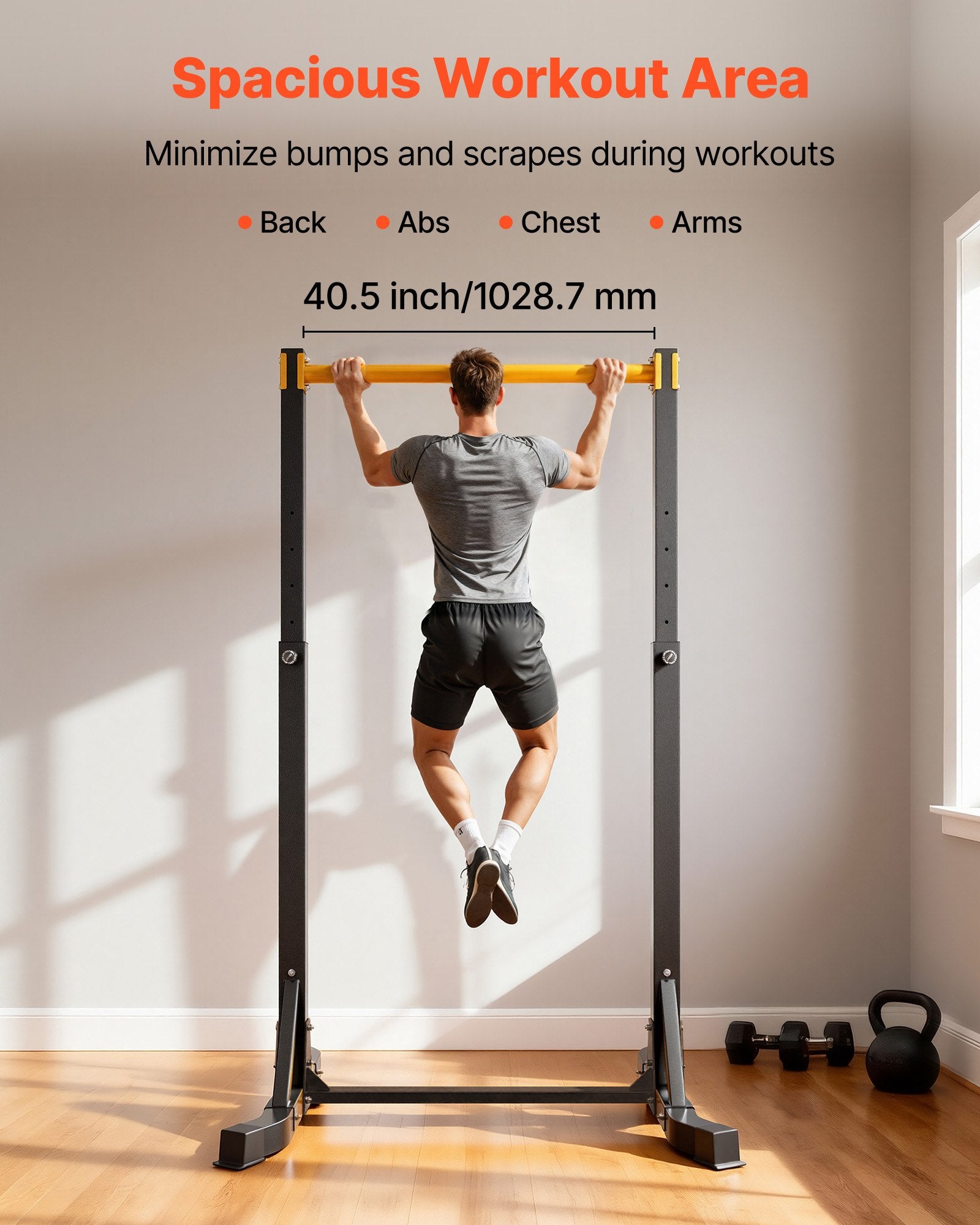 Prisitraukimų skersinis VEVOR SJ6010F, 150 kg keliamoji galia