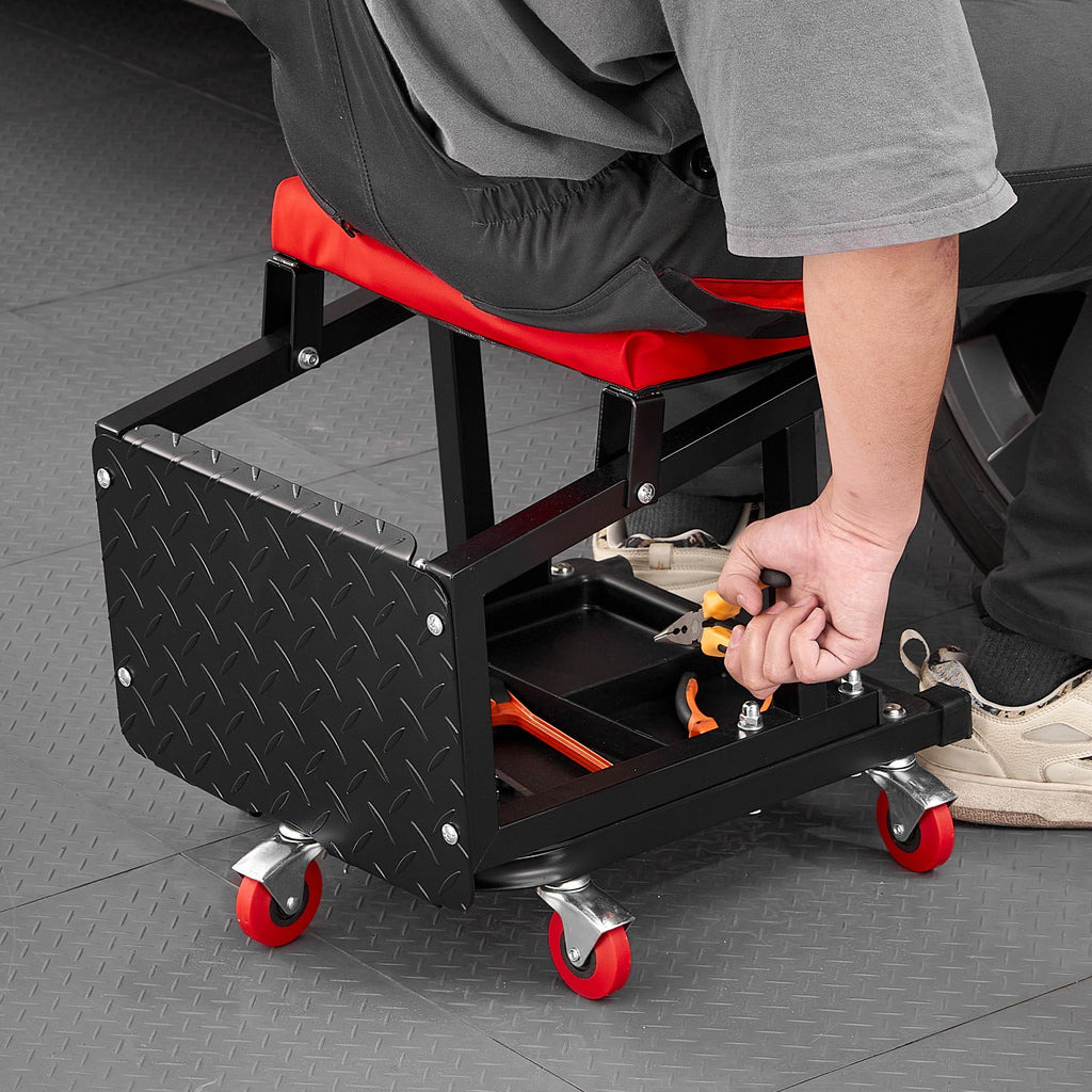 Mechaniko kėdė-laiptelis VEVOR XF8W218, 136 kg keliamoji galia