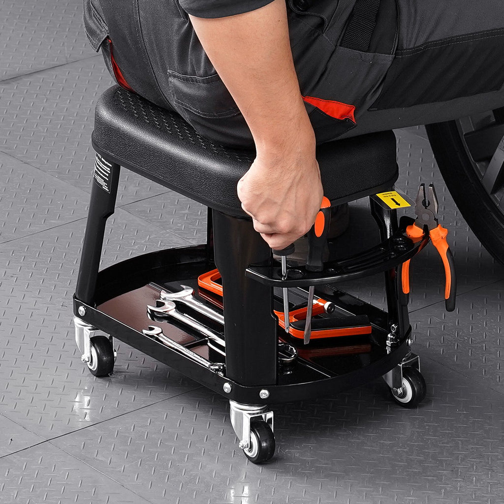 Mechaniko kėdė VEVOR XF8309, 136 kg keliamoji galia