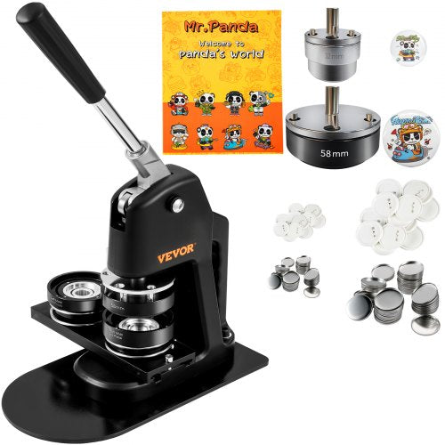 Ženkliukų gaminimo aparatas VEVOR BJS-32/58-BK-001, 32 mm ir 58 mm formos