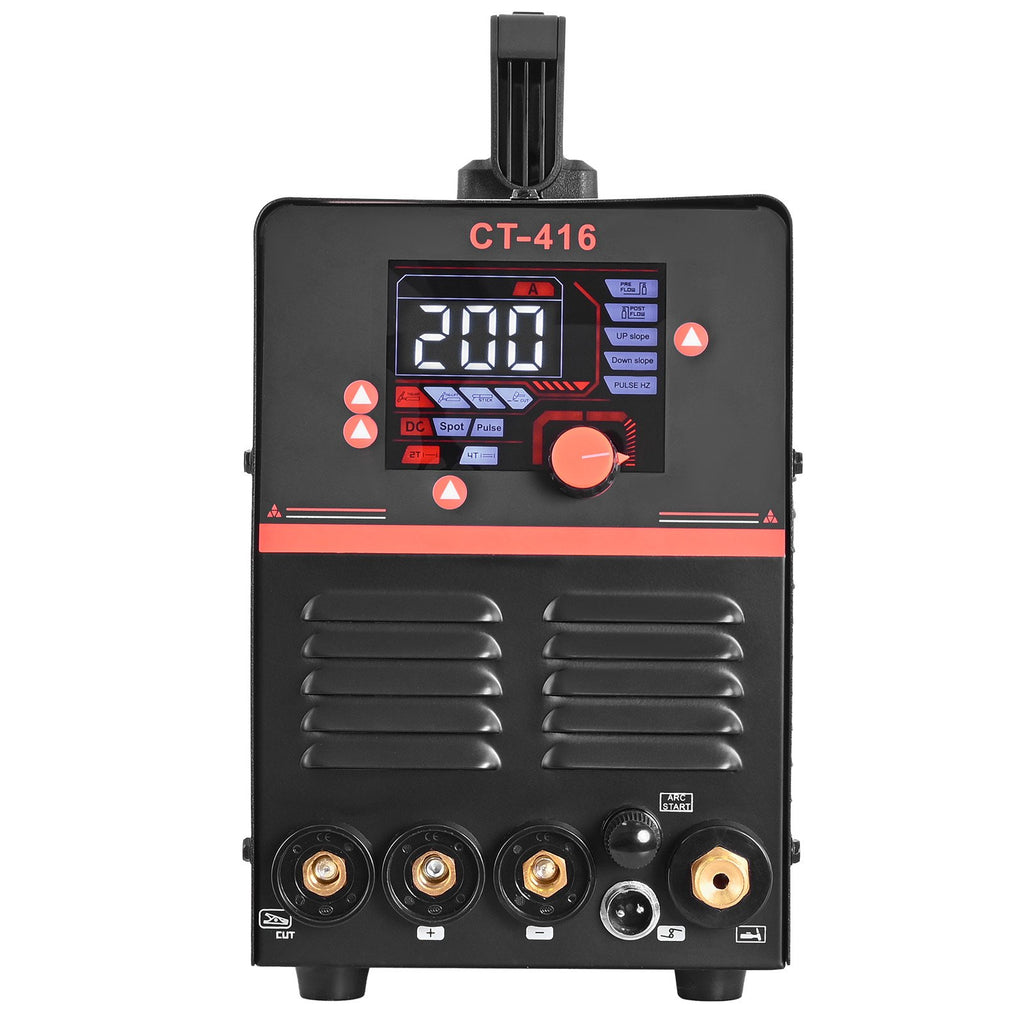 Plazminio pjovimo ir suvirinimo aparatas VEVOR CT-416, 3-in-1 (CUT/TIG/MMA)