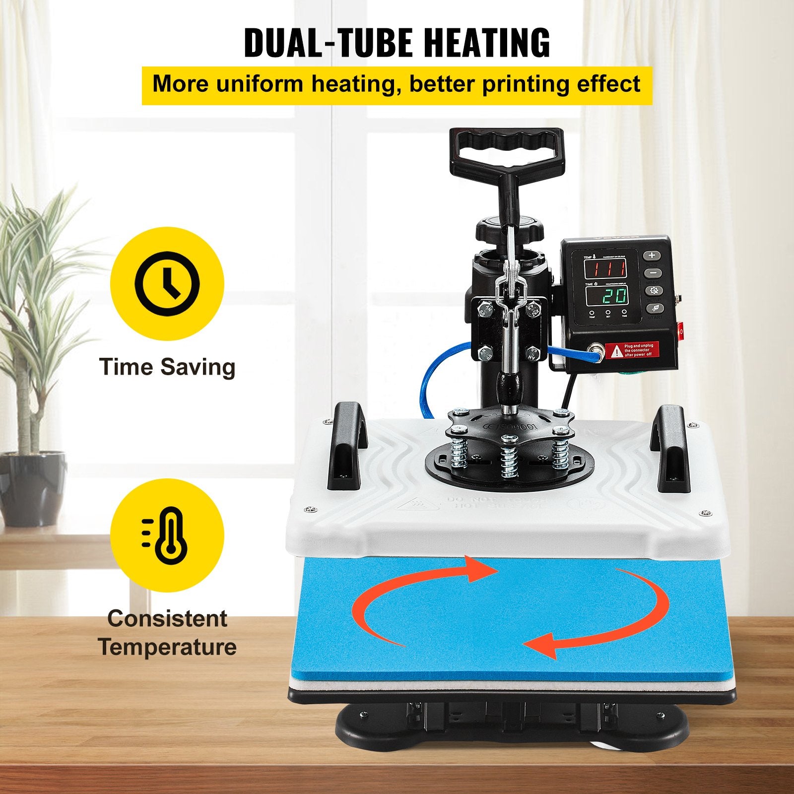Termopresas VEVOR 10 in 1, 1000W
