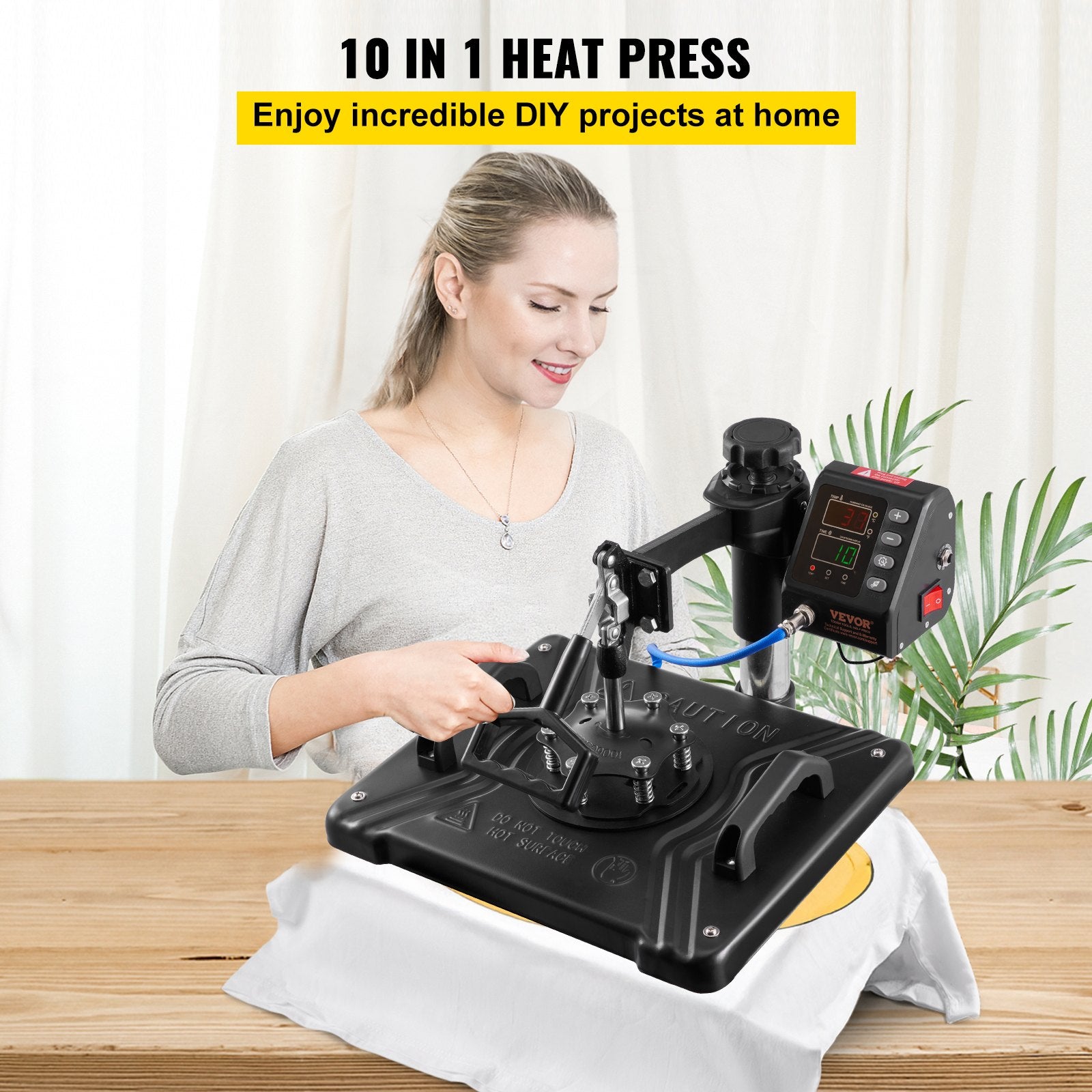 Termopresas VEVOR 10-in-1, 1000W