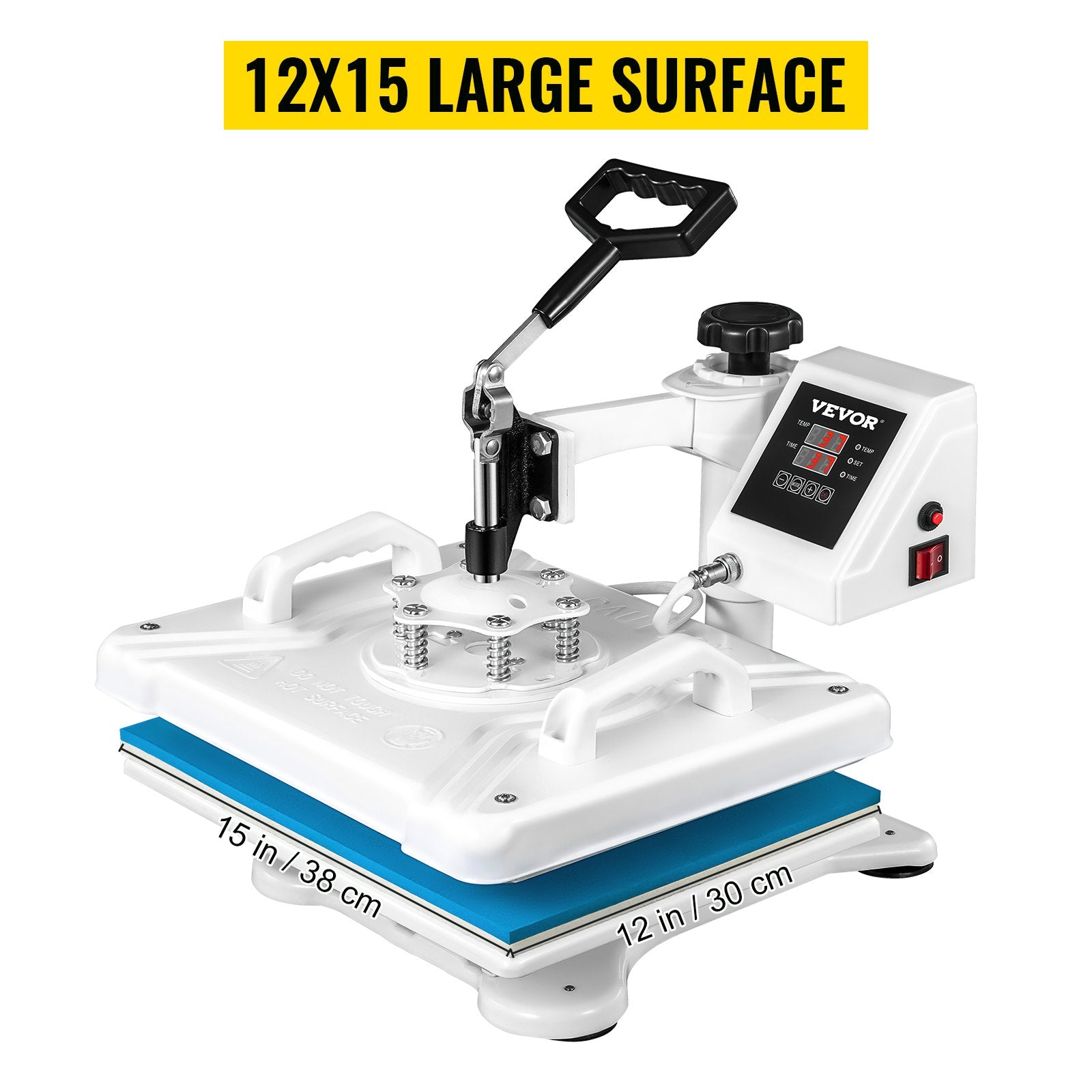 Termopresas VEVOR 5 in 1, 1250W, 30,5 x 38,1 cm