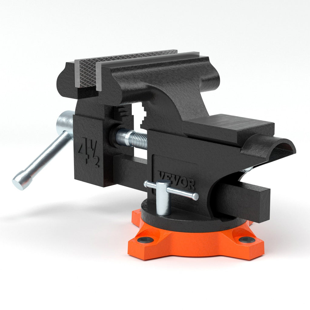 Stalinis spaustuvas VEVOR 4.5 Bench Vise, 114 mm pločio žiotys