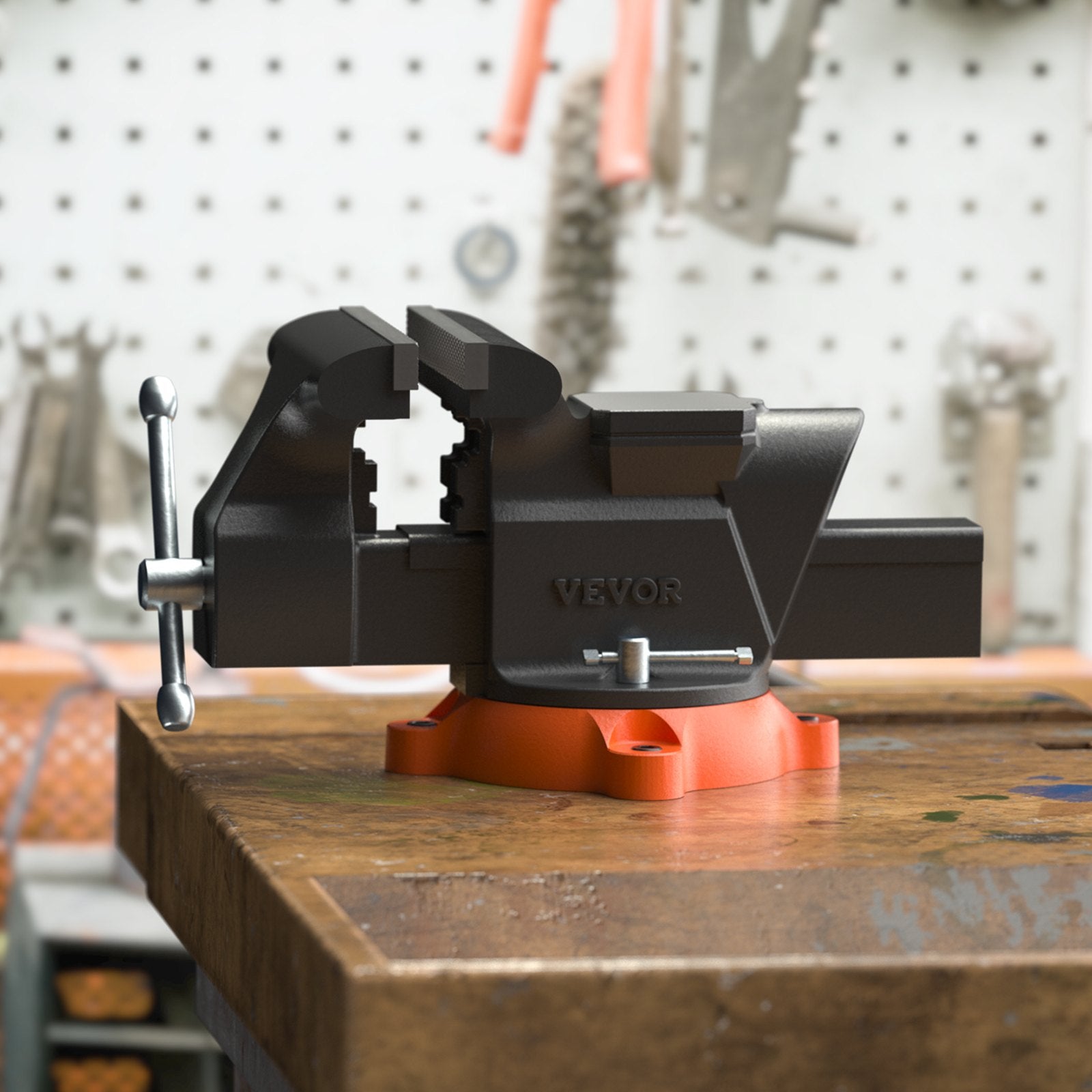 Stalo spaustuvai VEVOR 6 Bench Vise, 15,2 cm