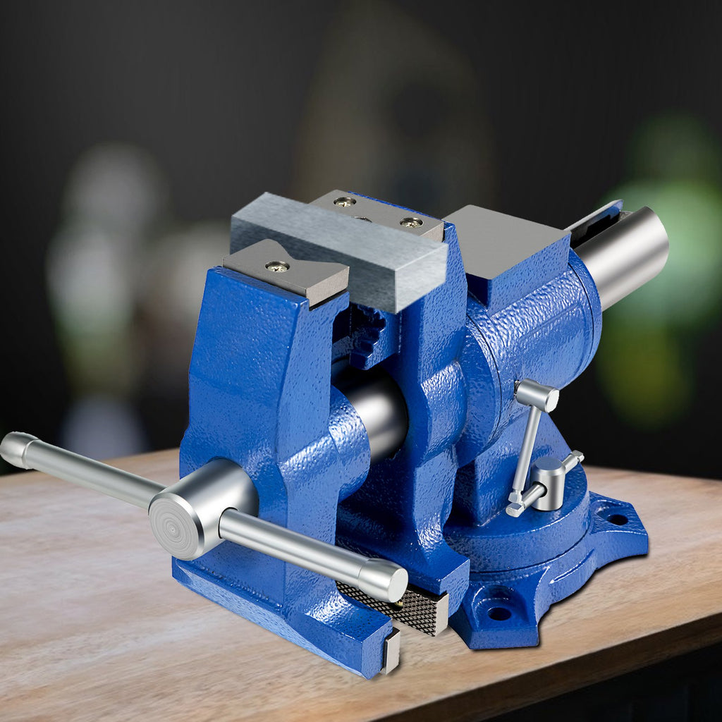 Universalus spaustuvas VEVOR 152 mm, 360° pasukamas