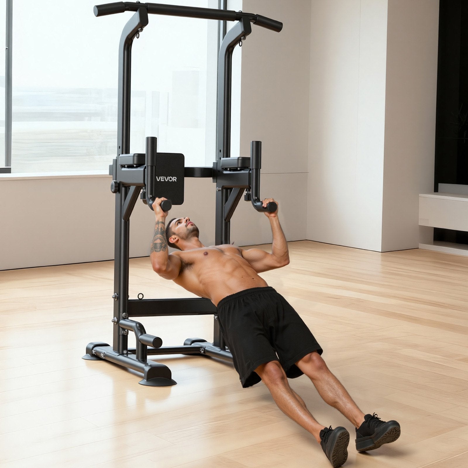 Sporto treniruoklis (Power Tower) VEVOR SJ80, 150 kg