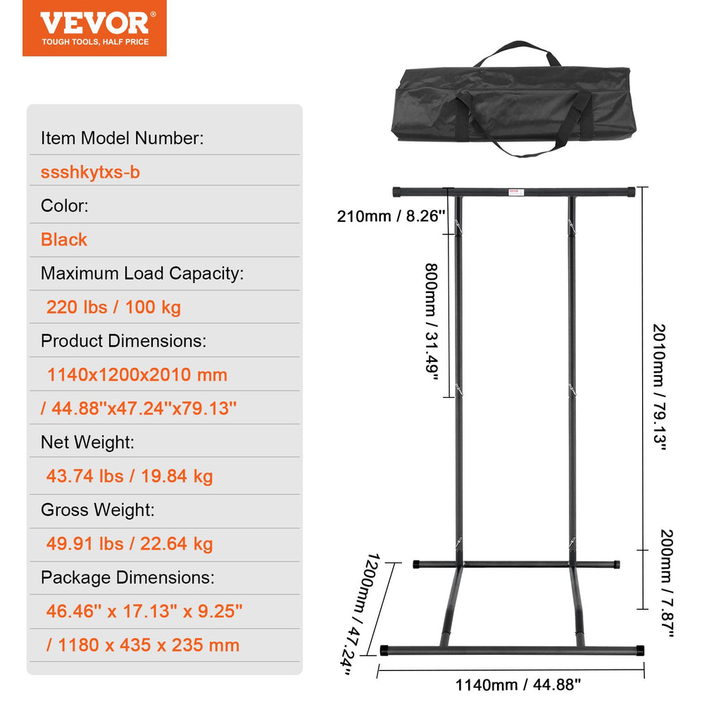 Sporto treniruoklis VEVOR ssshkytxs-b, 100 kg apkrova