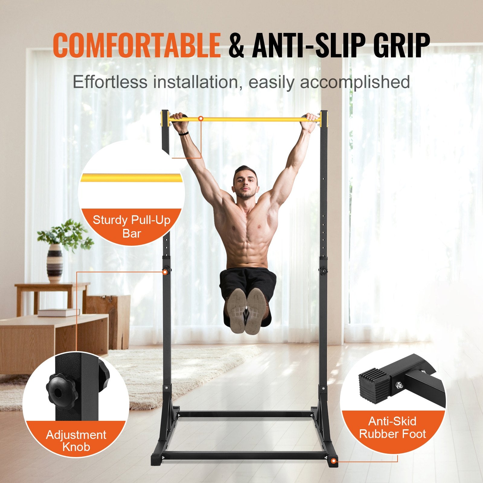 Sporto treniruoklis (Power Tower) VEVOR ssshkytxs-d, 150 kg apkrova