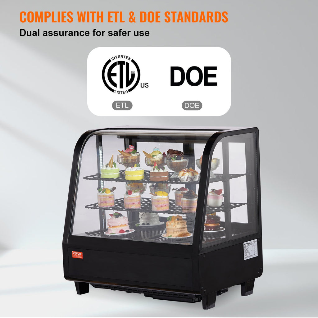 Šaldoma vitrina VEVOR XCW-100L, 100 l