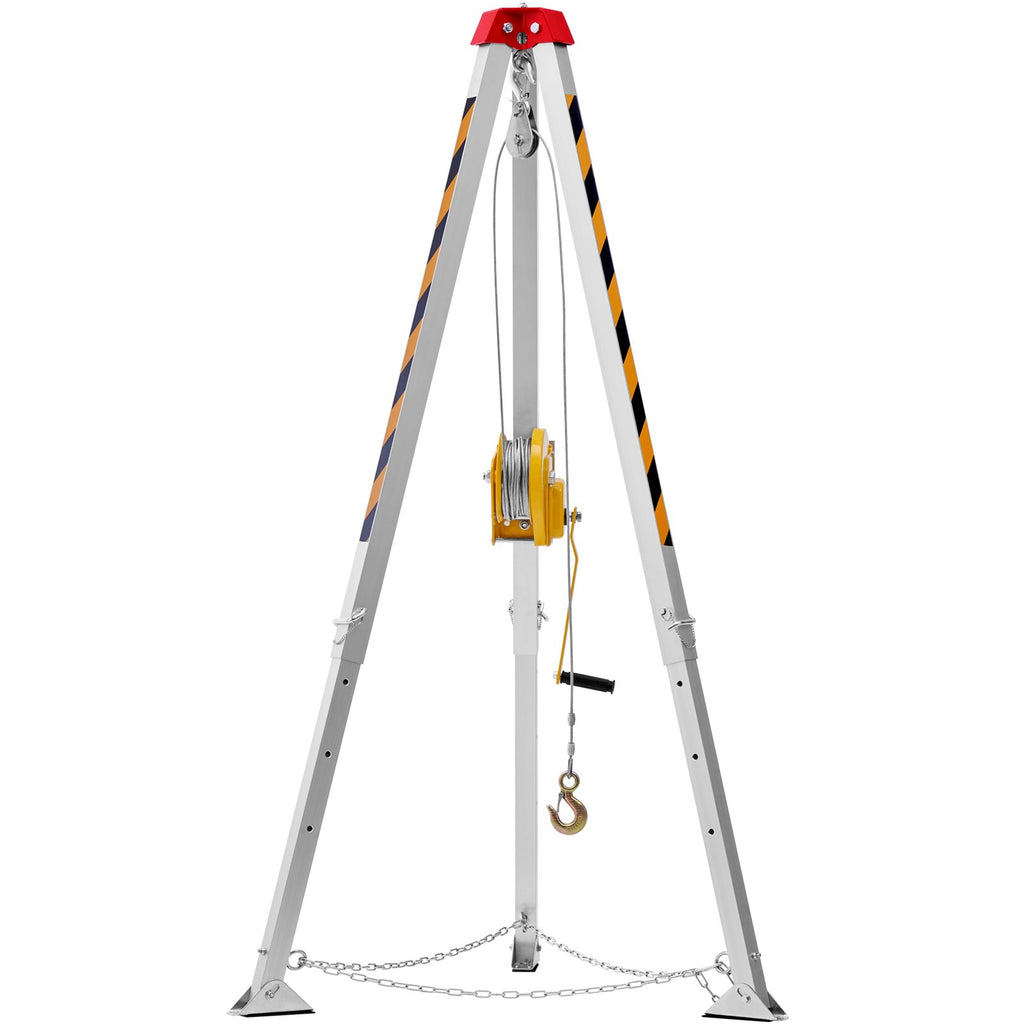 Gelbėjimo trikojis ankštoms erdvėms VEVOR HXRT-07, 816,4 kg gervė
