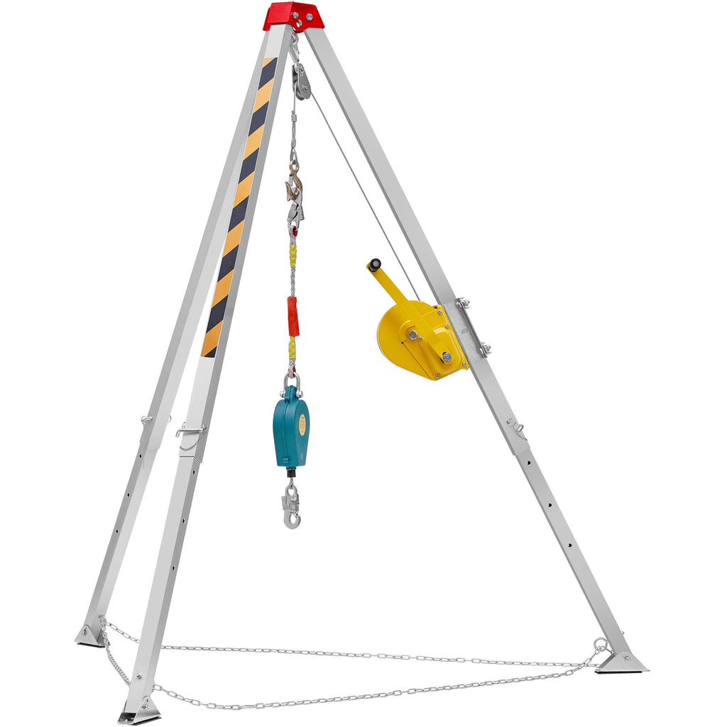 Gelbėjimo trikojis ankštoms erdvėms VEVOR HXRT-07, 816,4 kg gervė