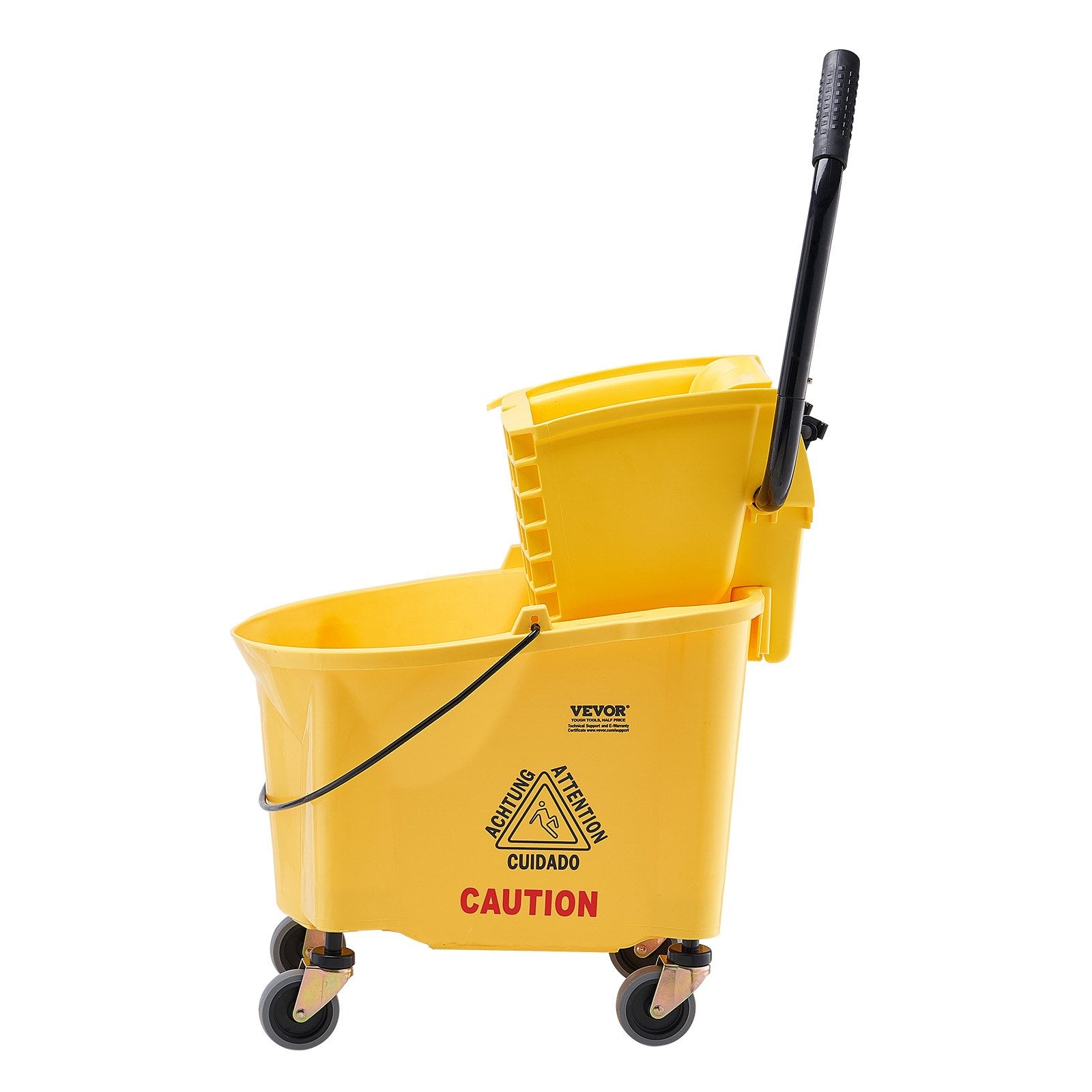 Grindų plovimo vežimėlis su gręžtuvu VEVOR XDD-028A-6, 25 l
