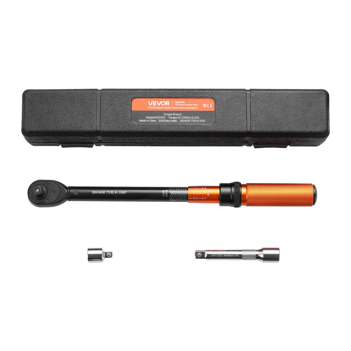 Dinamometrinis raktas VEVOR HG12220, 20-220 N.m