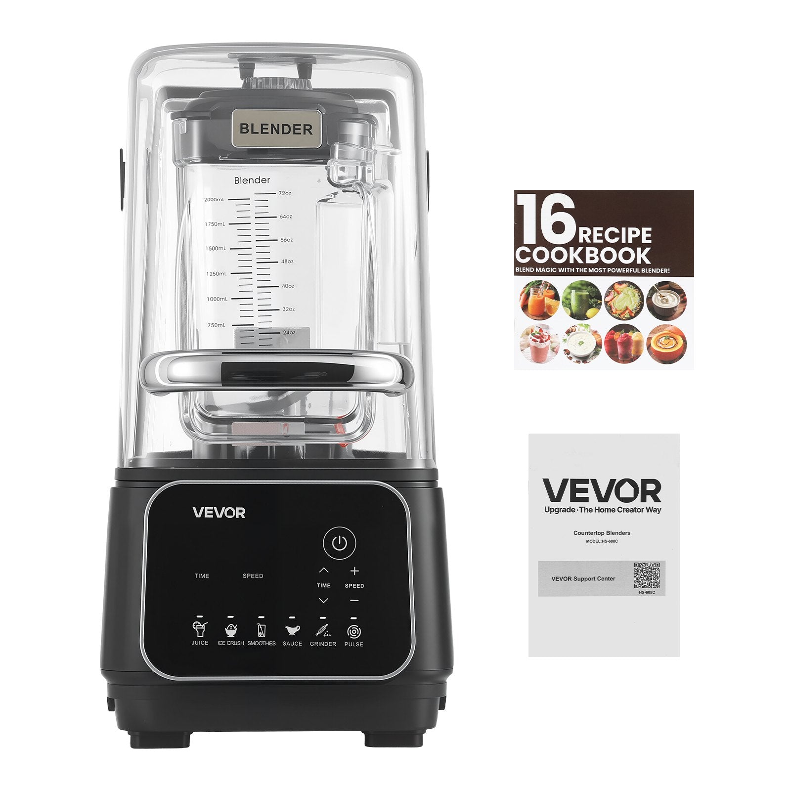 Profesionalus trintuvas VEVOR HS-608C, 2200 W