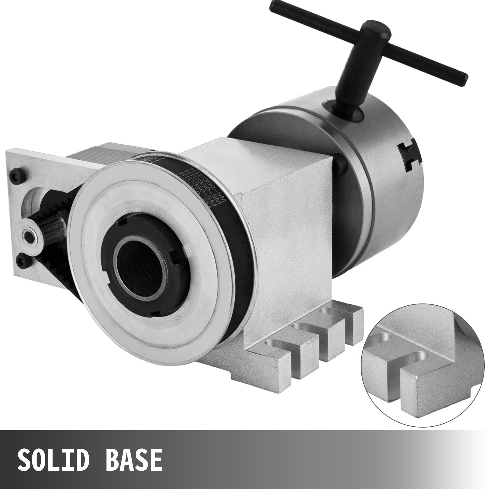 CNC sukimosi ašis VEVOR 4-oji ašis, 100 mm griebtuvas